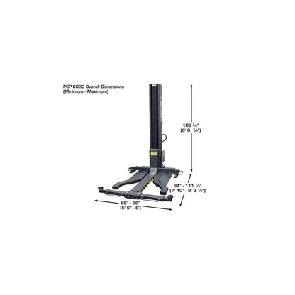 Atlas PSP-6000 6,000 lb Portable Single Post Vehicle Lift