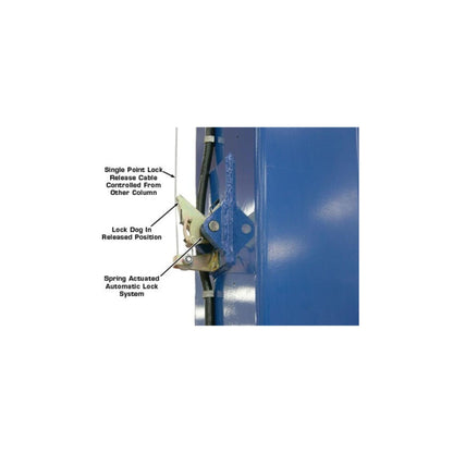 Atlas ATEXH-PV12PX 12,000 lb Extra Tall Commercial Two-Post Car Lift