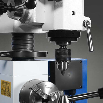 MechMaxx 500103 16" x 16" Combo Lathe Mill Drill – 1HP Multi-Function Metalworking Machine