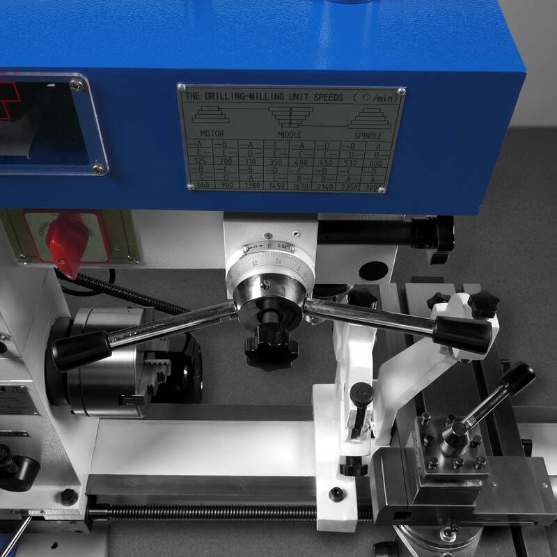 MechMaxx 500105 16" x 32" Combo Lathe Mill Drill – 1HP Multi-Function Metalworking Machine