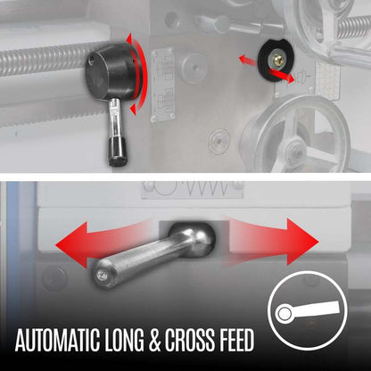 MechMaxx 500105 16" x 32" Combo Lathe Mill Drill – 1HP Multi-Function Metalworking Machine