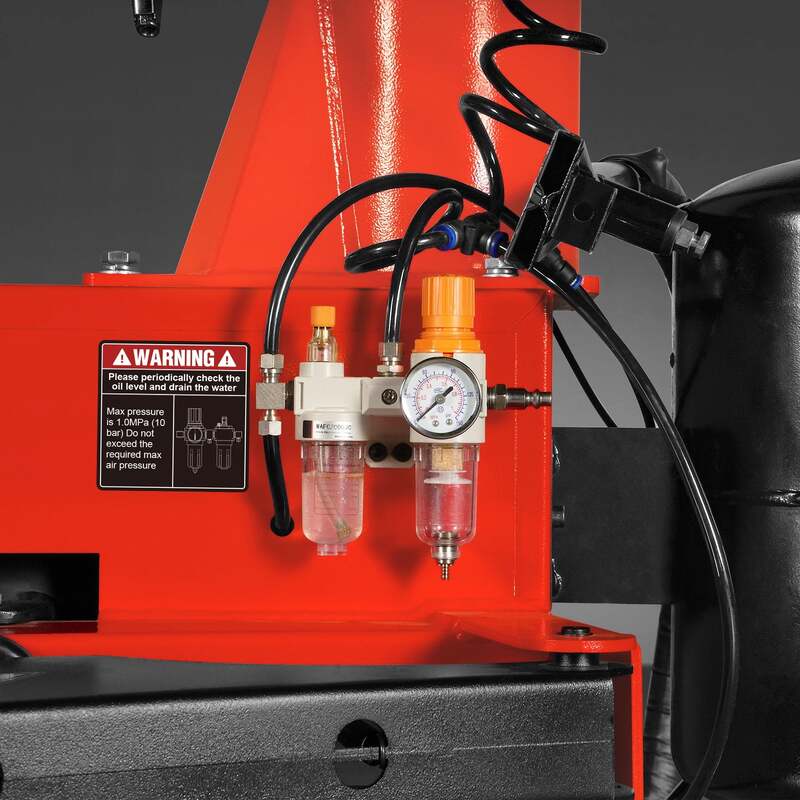 MechMaxx 200027 Swing Arm Tire Changer with Assist Arm & Bead Blaster – 10–24" Rim Capacity