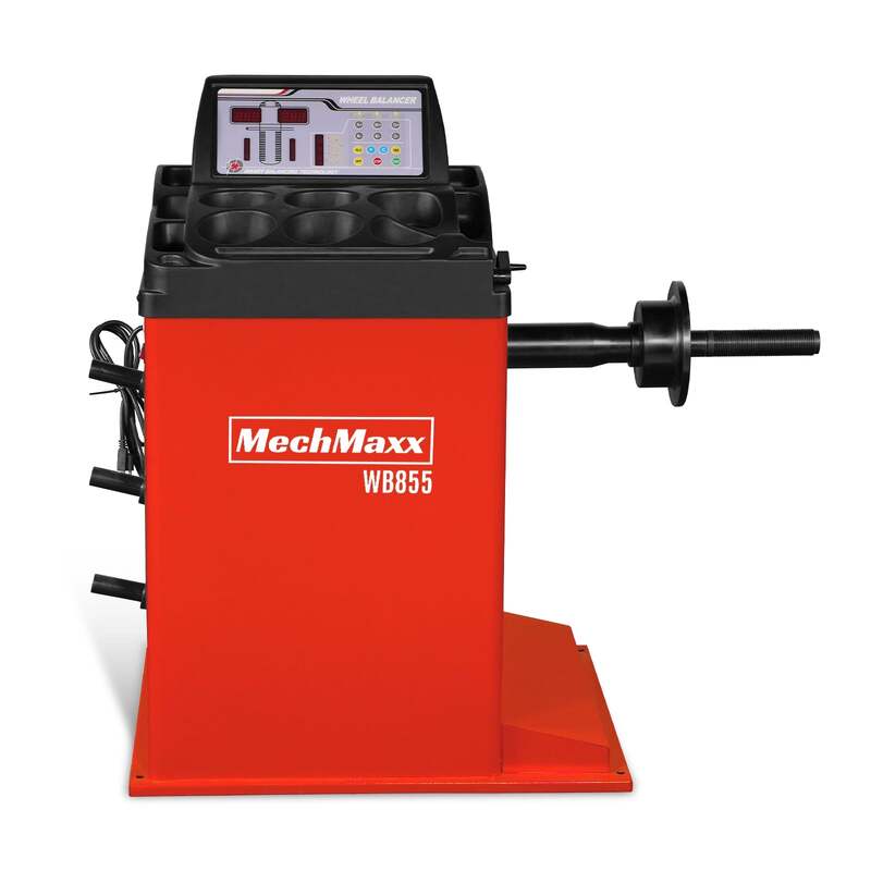 MechMaxx 200009 WB855 Wheel Balancer – 10–24" Rim Tire Balancing Machine with 40mm Shaft