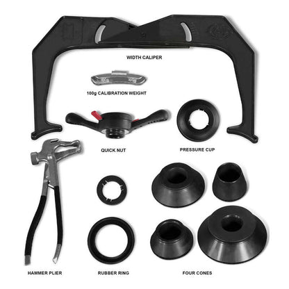 MechMaxx 200010 WB857 Wheel Balancer – 10–24" Rim Tire Balancing Machine with Laser Guide & Foot Pedal Brake