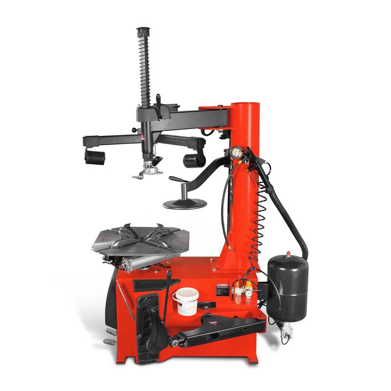MechMaxx 200027 Swing Arm Tire Changer with Assist Arm & Bead Blaster – 10–24" Rim Capacity
