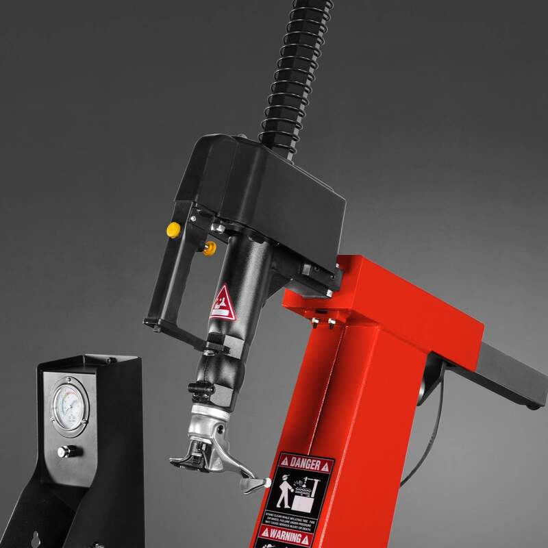 MechMaxx 200006 TC968 Tilt-Back Tire Changer – 12–26" Rim Wheel Changer with Bead Blaster