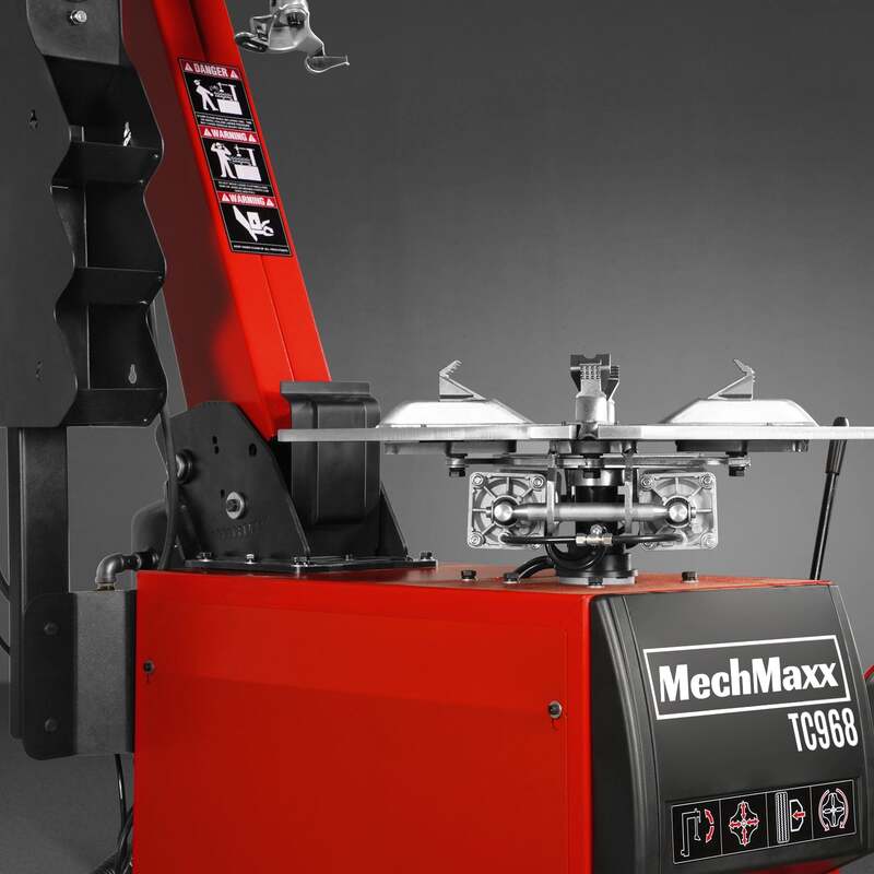 MechMaxx 200006 TC968 Tilt-Back Tire Changer – 12–26" Rim Wheel Changer with Bead Blaster