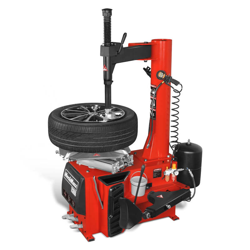 MechMaxx 200002 TC966 Tire Changer – 10–24" Rim Swing Arm Tire Machine with Bead Blaster