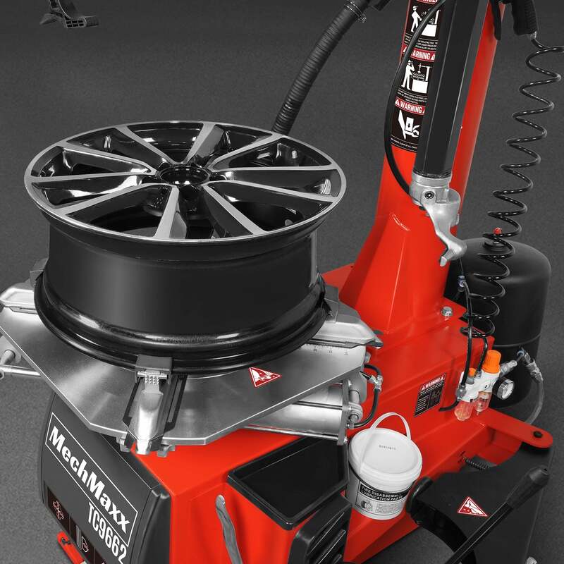 MechMaxx 200005 TC9662 Tire Changer – 10–24" Rim Swing Arm Tire Machine with Double Assist Arms & Bead Blaster