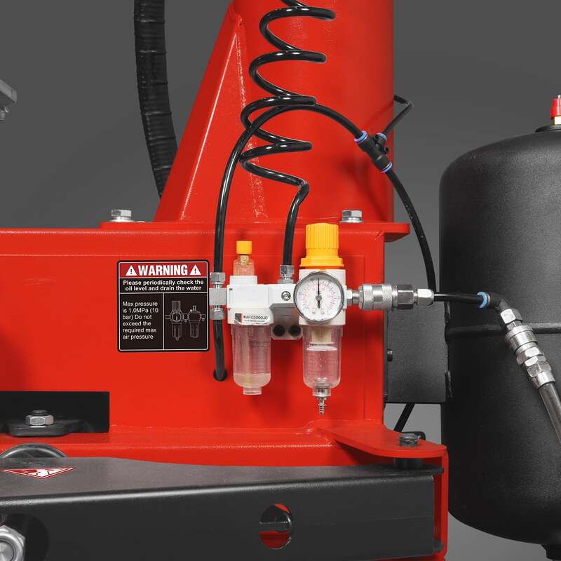 MechMaxx 200005 TC9662 Tire Changer – 10–24" Rim Swing Arm Tire Machine with Double Assist Arms & Bead Blaster