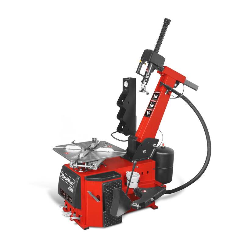 MechMaxx 200006 TC968 Tilt-Back Tire Changer – 12–26" Rim Wheel Changer with Bead Blaster