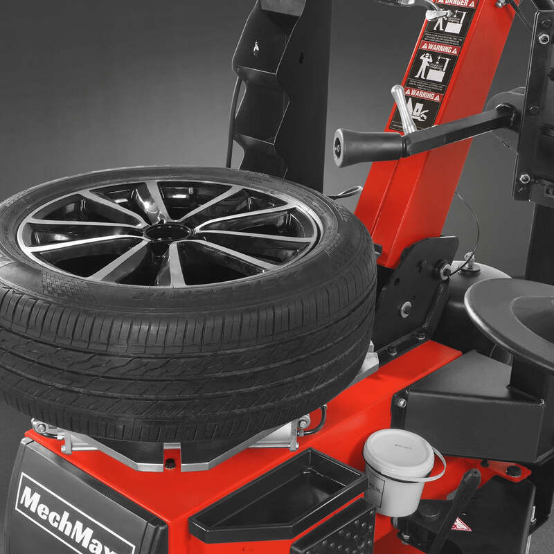 MechMaxx 200028 TC9682 Tilt-Back Tire Changer – 12–26" Rim Wheel Changer with Assist Arm & Bead Blaster
