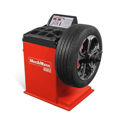 MechMaxx 200009 WB855 Wheel Balancer – 10–24" Rim Tire Balancing Machine with 40mm Shaft
