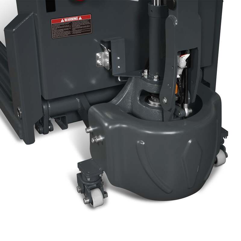 MechMaxx 202011 EPT44 Electric Pallet Jack 4400 lb Lithium Battery Walkie Pallet Truck 45" x 27" Forks