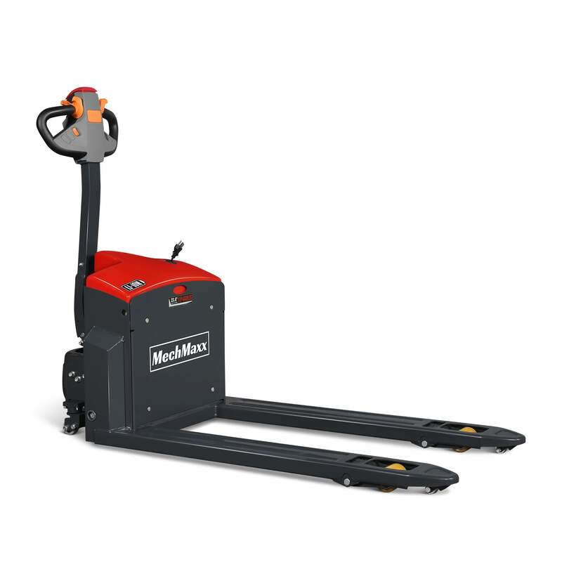 MechMaxx 202011 EPT44 Electric Pallet Jack 4400 lb Lithium Battery Walkie Pallet Truck 45" x 27" Forks