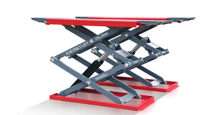 Fortisky FSL-FR90 Full-Rise Scissor Lift 9000lbs 72" Electric Lock Release 220v