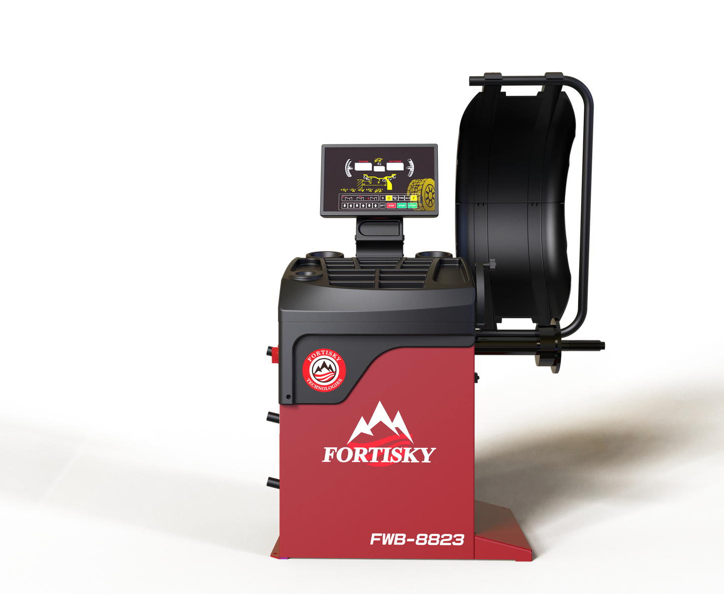 Fortisky FWB-8823 2D Car Wheel Balancer Self-Calibration w/Laser Light FWB-8823
