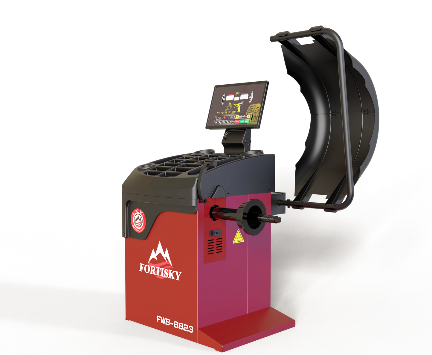 Fortisky T8-8823 Leverless Center Post Tire Changer Fully Automatic Combo
