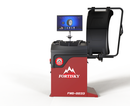 Fortisky 1670-8833 Tilt Back Tire Changer & Dynamic Display Screen Wheel Balancer Combo