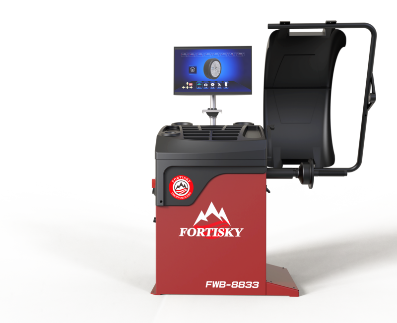 Fortisky T2-8833 Leverless Center Post Tire Changer Fully Automatic Combo