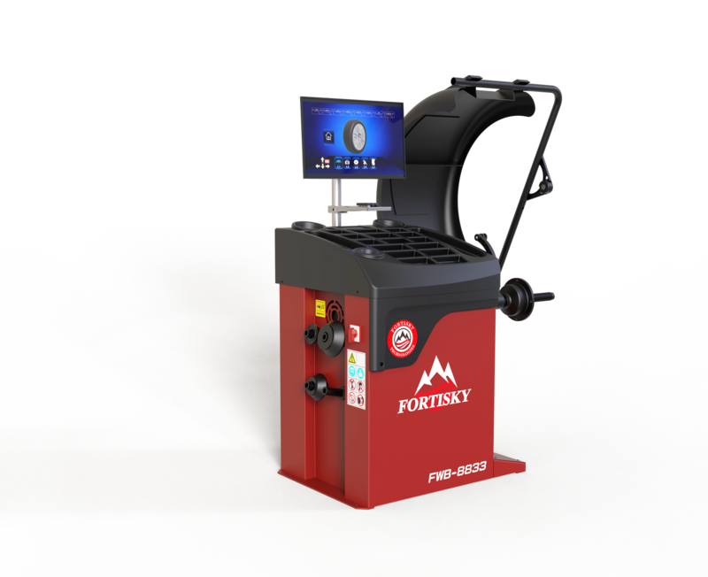 Fortisky T2-8833 Leverless Center Post Tire Changer Fully Automatic Combo