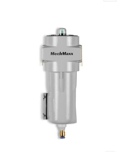 Mechmaxx 53 CFM Compressed Air Oil-Water Separator Precision Filter,0.01μm,Oil Content 0.001ppm, With Auto Drain, Pressure Indicator