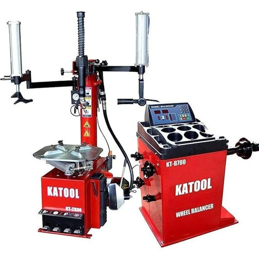 Katool KT-T830 & KT-B760 Tire Changer and Wheel Balancer Combo