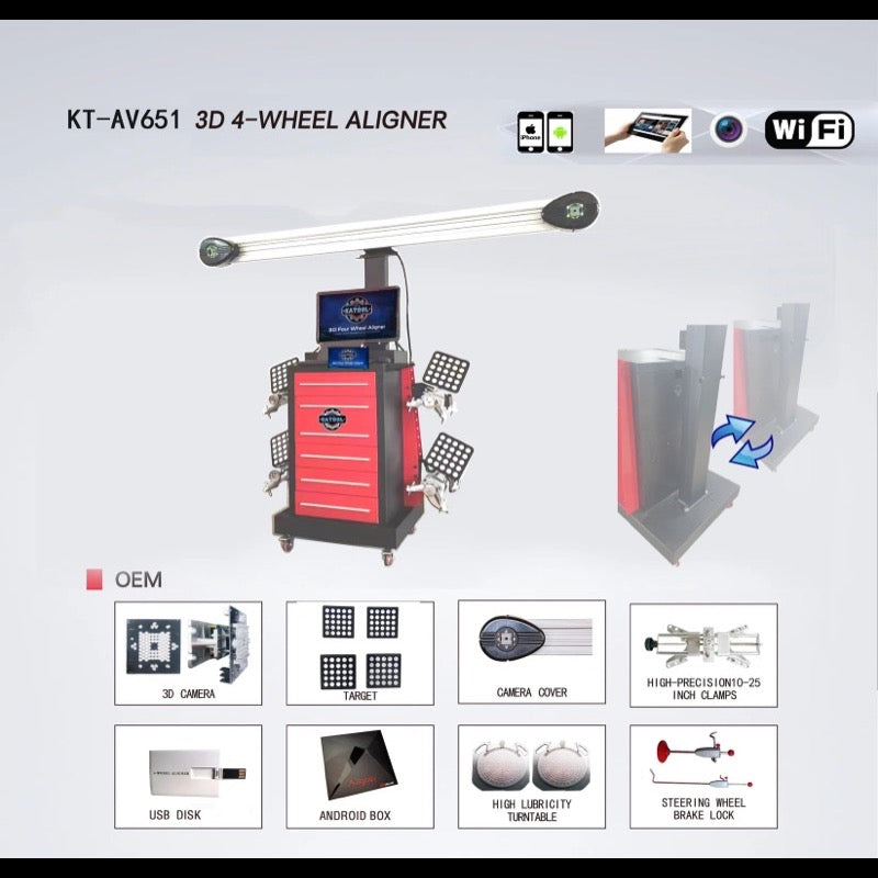 Katool KT-AV651 Wheel Alignment Machine