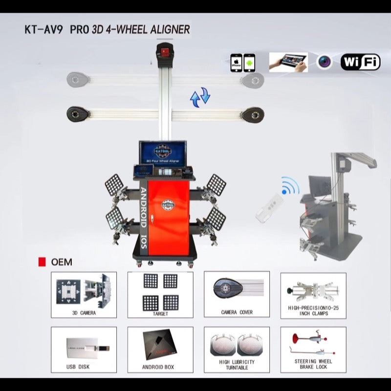 Katool KT-AV9 Wheel Alignment Machine
