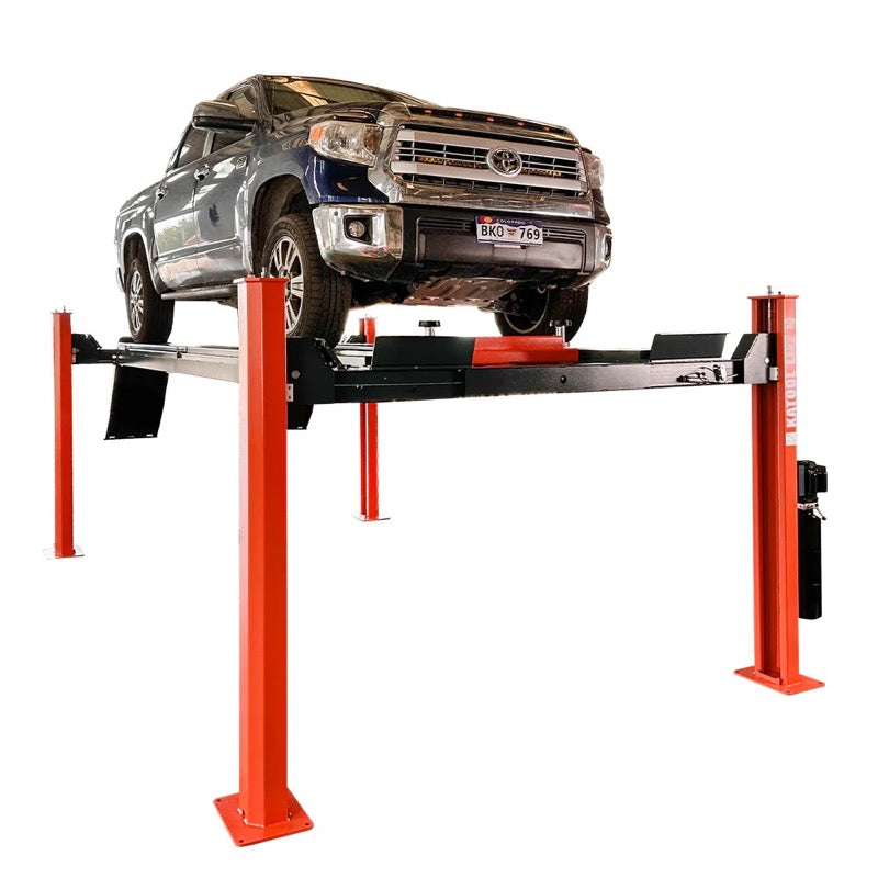 Katool KT-4H150, 4 Post Alignment Lift 15,000 lb - Rolling Jack Included