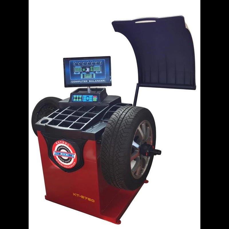 Katool KT-B750 Wheel Balancer - Laser & Automatic Ruler