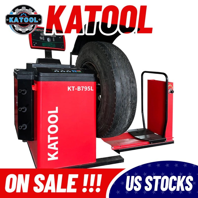 Katool KT-B760 Wheel Balancer - Laser & Automatic Ruler