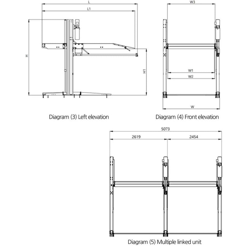 Katool KT-P2700 - 6600lb Storage Lift