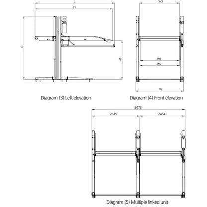 Katool KT-P2700 - 6600lb Storage Lift