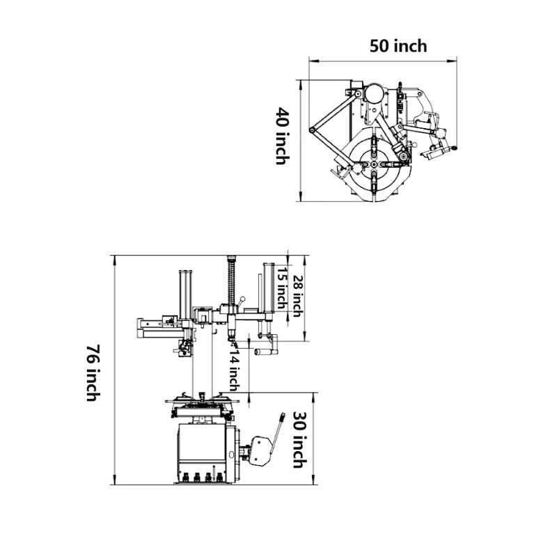 Katool KT-T830  Tire Changer Light Duty Assist Arm
