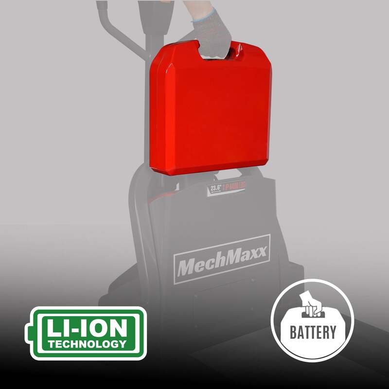 MechMaxx 202002 Electric Pallet Jack – 4400 lb Lithium Battery Walkie Pallet Truck with 45" Forks