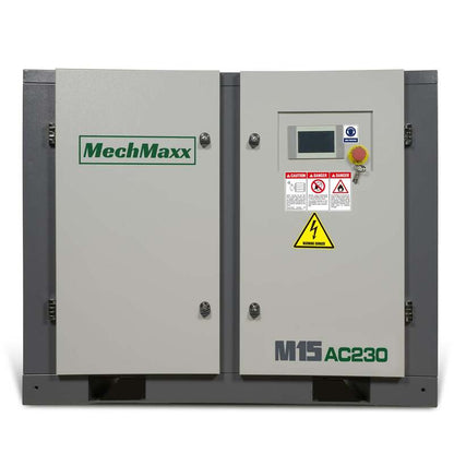 MechMaxx 300002 15HP Rotary Screw Air Compressor – 45.9 CFM Industrial Air System