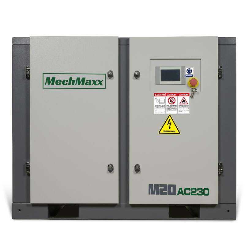 MechMaxx 300003 20HP Rotary Screw Air Compressor – 78 CFM Industrial Air System
