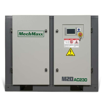MechMaxx 300003 20HP Rotary Screw Air Compressor – 78 CFM Industrial Air System