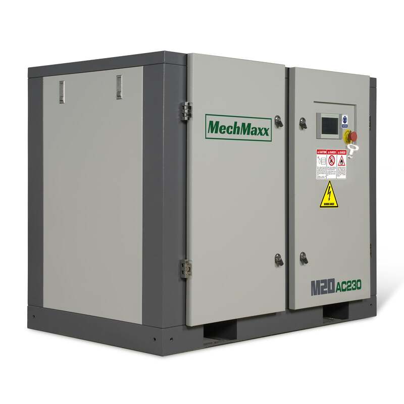 MechMaxx 300003 20HP Rotary Screw Air Compressor – 78 CFM Industrial Air System