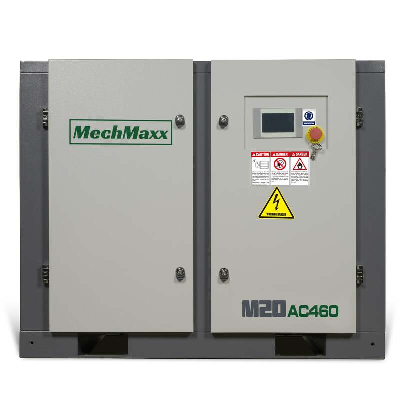 MechMaxx 300004 20HP Rotary Screw Air Compressor – 78 CFM Industrial Air System