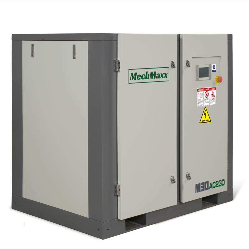 MechMaxx 300005 30HP Rotary Screw Air Compressor – 106 CFM Industrial Air System