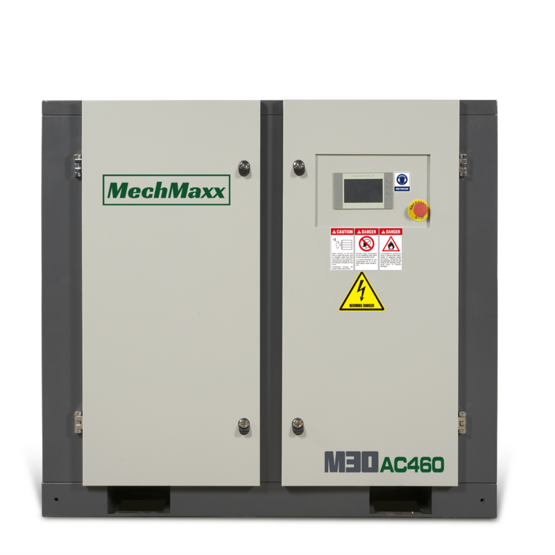 MechMaxx 300006 30HP Rotary Screw Air Compressor – 106 CFM Industrial Air System