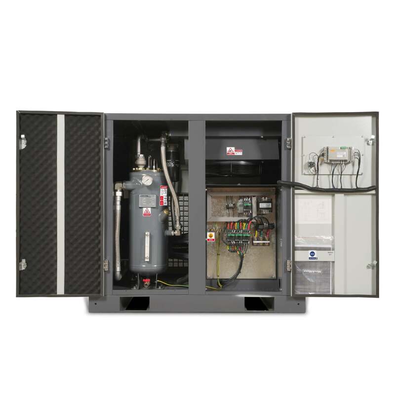 MechMaxx 300006 30HP Rotary Screw Air Compressor – 106 CFM Industrial Air System