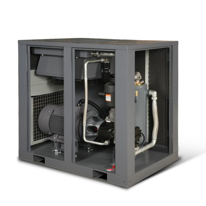 MechMaxx 300007 50HP Rotary Screw Air Compressor – 220 CFM Industrial Air System
