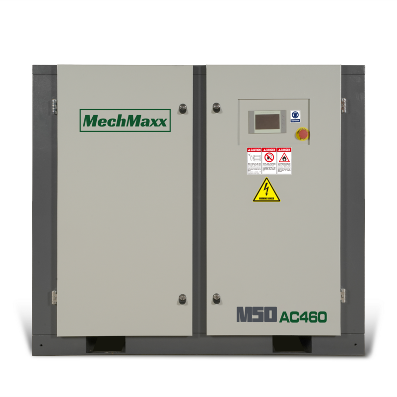 MechMaxx 300008 50HP Rotary Screw Air Compressor – 220 CFM Industrial Air System
