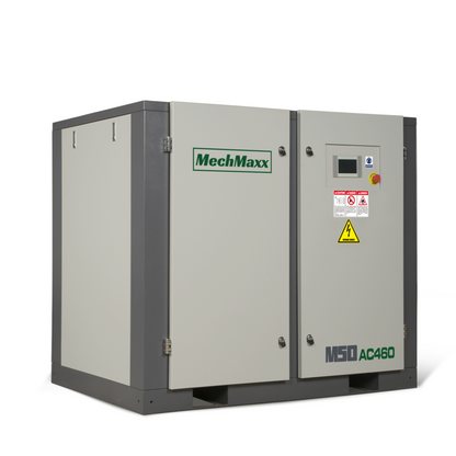 MechMaxx 300008 50HP Rotary Screw Air Compressor – 220 CFM Industrial Air System