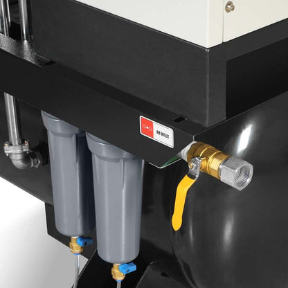 MechMaxx 300011 20HP Rotary Screw Air Compressor with Dryer & 105-Gal Tank – 78 CFM Industrial Air System