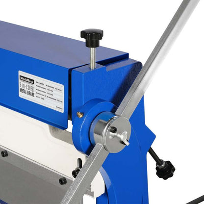 MechMaxx 500306 MMCB3016 30" 3-in-1 Sheet Metal Machine – Slip Roll, Shear & Pan Brake