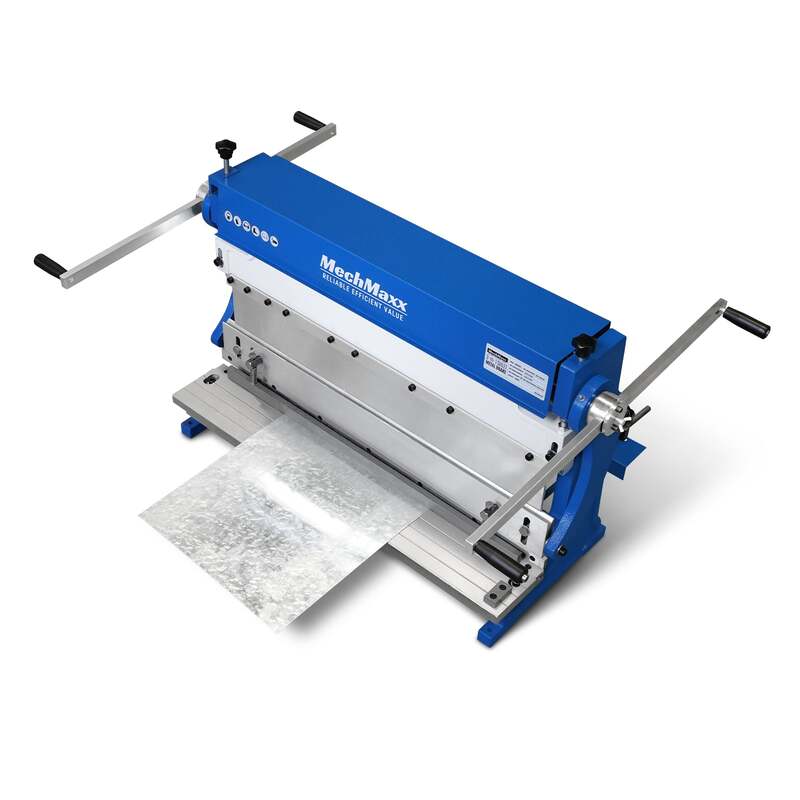 MechMaxx 500306 MMCB3016 30" 3-in-1 Sheet Metal Machine – Slip Roll, Shear & Pan Brake